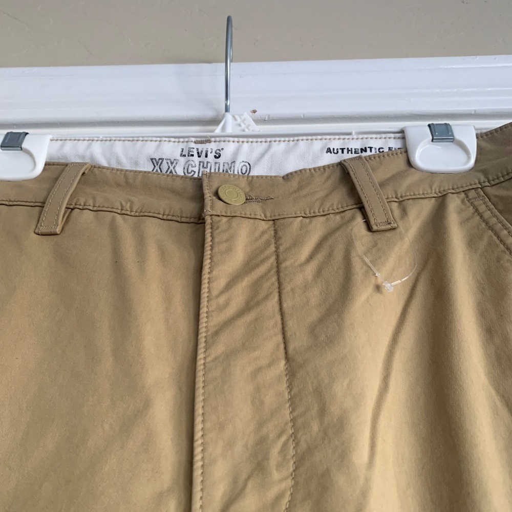 Levi's XX Chino Tan Khaki Pants 32x32 Authentic Fit Classic Straight - Picture 4 of 14